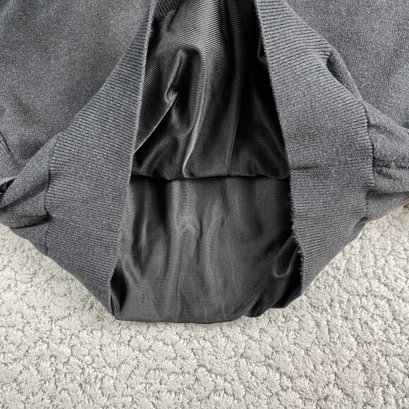 Bolle Lined 1/4 Zip Knit Golf Sweater Mens Medium Gray Warm Layers - Picture 4 of 8